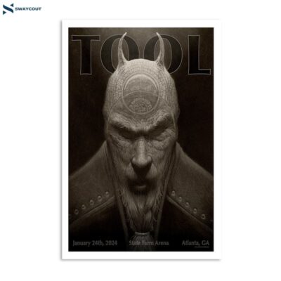 Tool January 24 2024 State Farm Arena Atlanta Ga Poster