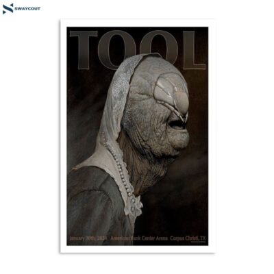 Tool January 30 2024 American Bank Center Arena Corpus Christi Tx Poster