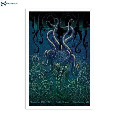 Tool November 13 2023 Snhu Arena Manchester Nh Poster