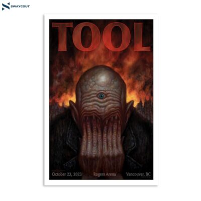 Tool October 23 2023 Rogers Arena Vancouver Bc Poster