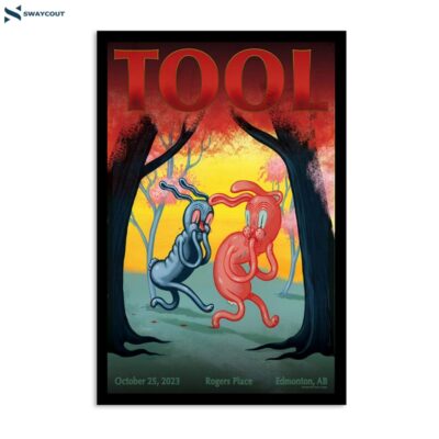 Tool October 25 2023 Rogers Place Edmonton Ab Poster