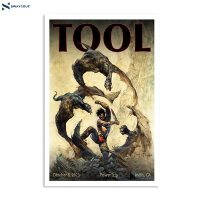 Tool October 8 2023 Empire Polo Club Indio Ca Poster