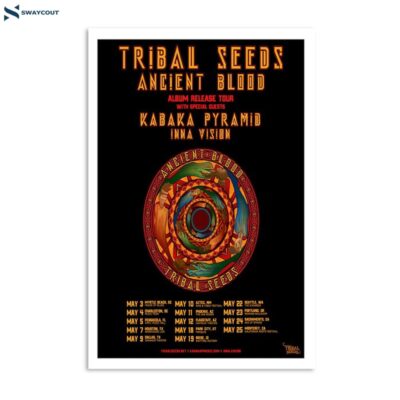 Tribal Seeds Ancient Blood Tour 2024 Poster