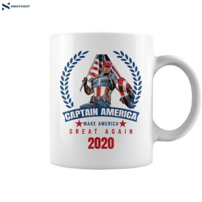 Trump Again American Captain 2020 Make America Great Coffee Mug