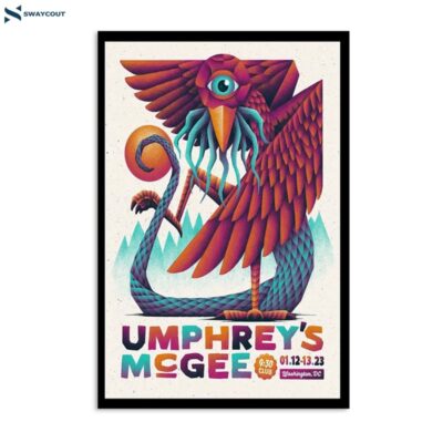 Umphrey_s Mcgee Jan 12-13 2023 Washington Dc Poster