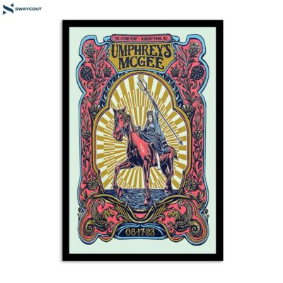 Umphrey_s Mcgee August 17 2023 The Stone Pony Asbury Park Nj Poster