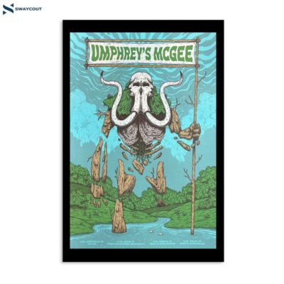 Umphrey_s Mcgee Fayetteville Ar Jj_s Live April 19 2023 Poster