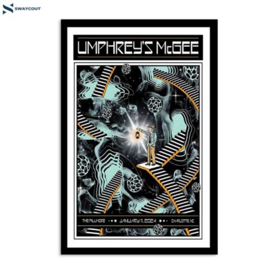 Umphrey_s Mcgee January 11 2024 The Fillmore Charlotte Nc Poster