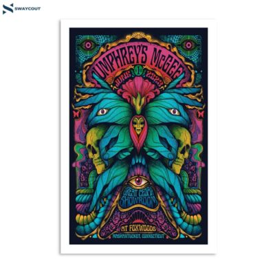 Umphrey_s Mcgee June 1 2023 Great Cedar Showroom At Foxwoods Resort Casino Mashantucket Ct Poster