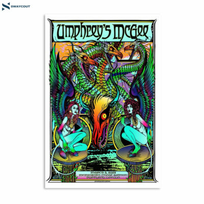 Umphrey_s Mcgee Mcmenamins Crystal Ballroom Portland Or 03-05-2023 Poster