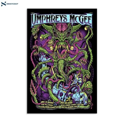 Umphrey_s Mcgee Jan 14 2023 The Fillmore Philadelphia Pa Poster