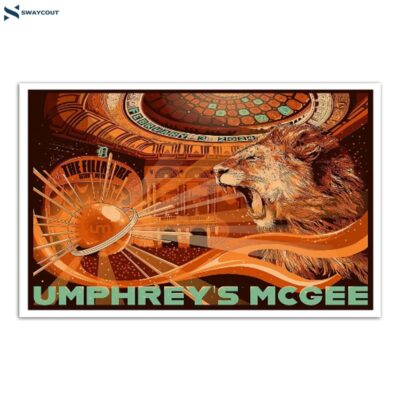 Umphrey’s Mcgee Feb 3 2024 Detroit Mi Poster