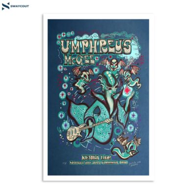 Umphrey’s Mcgee February 2 2024 Kemba Live! Columbus Oh Poster