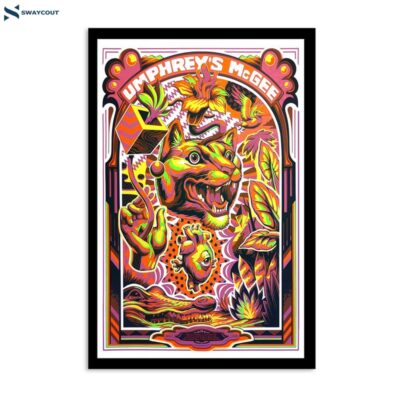 Umphrey’s Mcgee Jannus Live St. Petersburg Fl April 13 2023 Poster