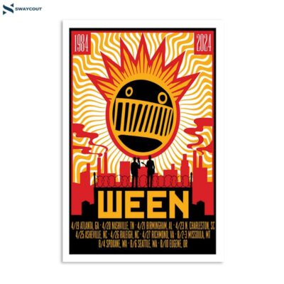 Ween Announce 40 Years Of Ween Tour Poster