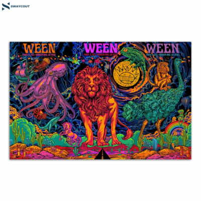 Ween Mar 16-17-18 2023 Brooklyn Bowl Las Vegas Poster