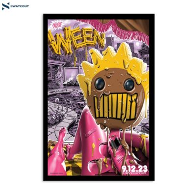 Ween Sept 12 2023 Megacorp Pavilion Newport Ky Poster