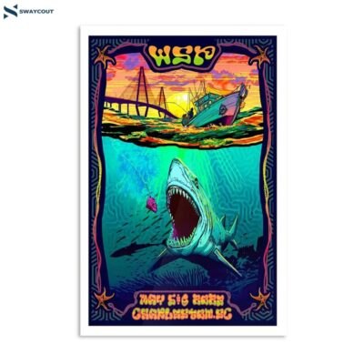 Widespread Panic Credit One Stadium In Charleston Sc For May 5-6 2023 Poster