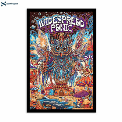 Widespread Panic Enmarket Arena Savannah Ga October 28 2023 Poster