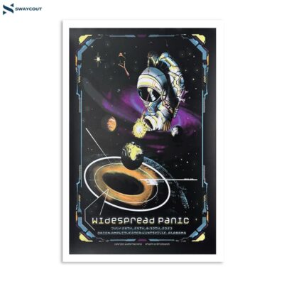 Widespread Panic July 28-30 2023 Orion Amphitheater Huntsville Al Poster