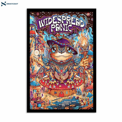 Widespread Panic October 27 2023 Enmarket Arena Savannah Ga Poster