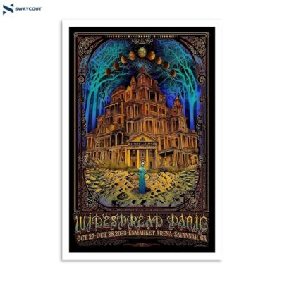 Widespread Panic October 27-28 2023 Enmarket Arena Savannah Ga Poster