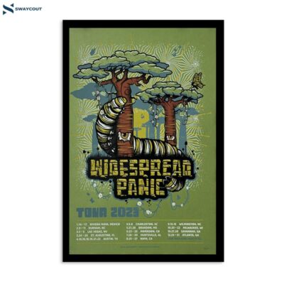 Widespread Panic Tour 2023 Poster