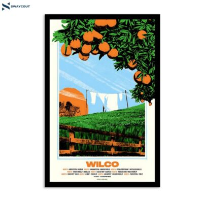 Wilco 2023 European Tour Poster