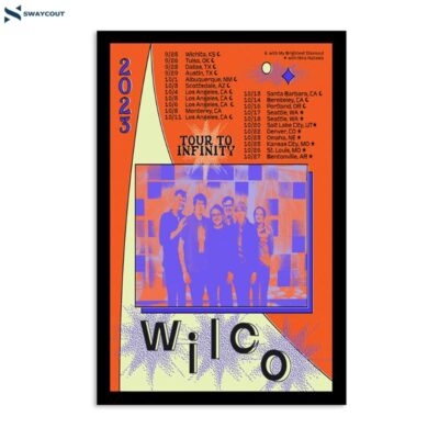 Wilco 2023 Us Tour Limited Edition Poster