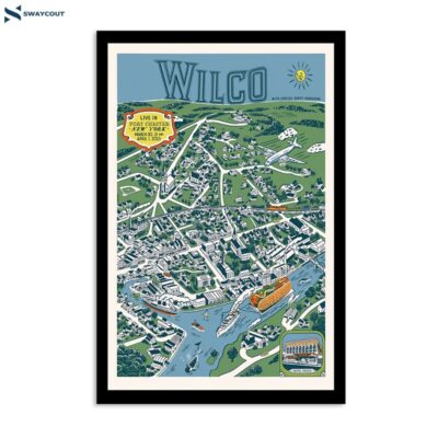 Wilco Capitol Theatre March Mar 30 2023 Port Chester Ny Poster