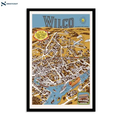 Wilco Capitol Theatre Port Chester Ny April 1 2023 Poster