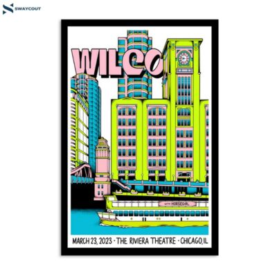 Wilco Chicago Il The Riviera Theater March 23 2023 Poster