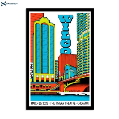 Wilco March 25 2023 Chicago Il Tour Poster