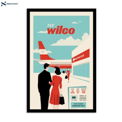 Wilco Midland Theatre Kansas City Mo Oct 25 2023 Poster