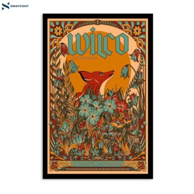 Wilco Oct 22 2023 Mission Ballroom Denver Co Poster