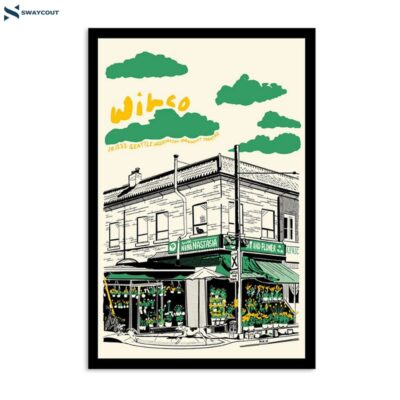 Wilco October 17 2023 Paramount Theatre Seattle Wa Poster