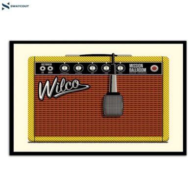 Wilco October 22 2023 Mission Ballroom Denver Co Poster