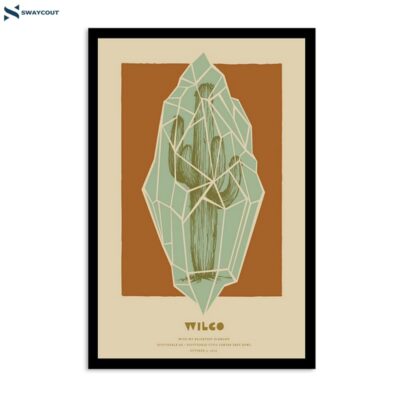 Wilco October 3 2023 Scottsdale Civic Center Amphitheater Scottsdale Az Poster