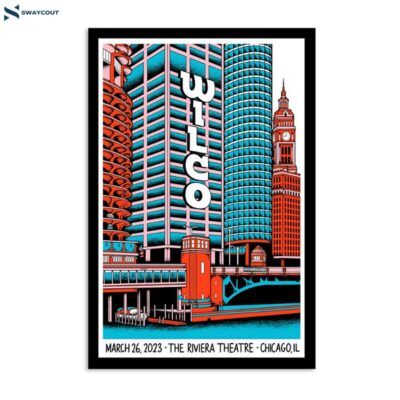 Wilco With Horsegirl March 26 2023 The Riviera Theatre Chicago Il Poster