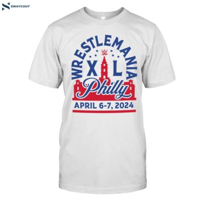 Wrestlemania 40 Sportiqe Philly Tri-blend 2024 Shirt