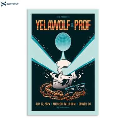 Yelawolf & Prof Tour The Mission Ballroom In Denver Co 2024 Poster