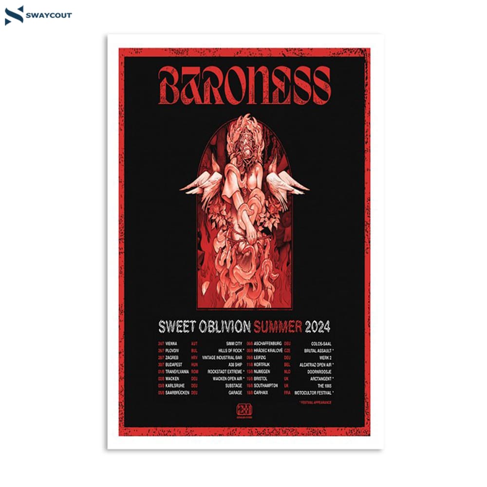 2024 Baroness Sweet Oblivion Summer Poster