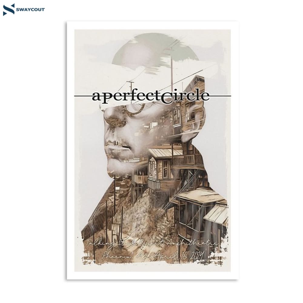 A Perfect Circle Apr 16 2024 Talking Stick Resort Amphitheatre Poster