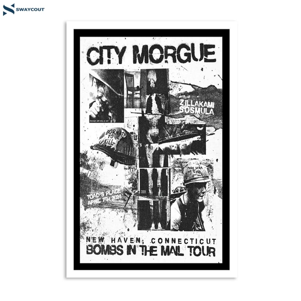 City Morgue Toad_s Place New Haven Ct Apr 7th 2024 Poster