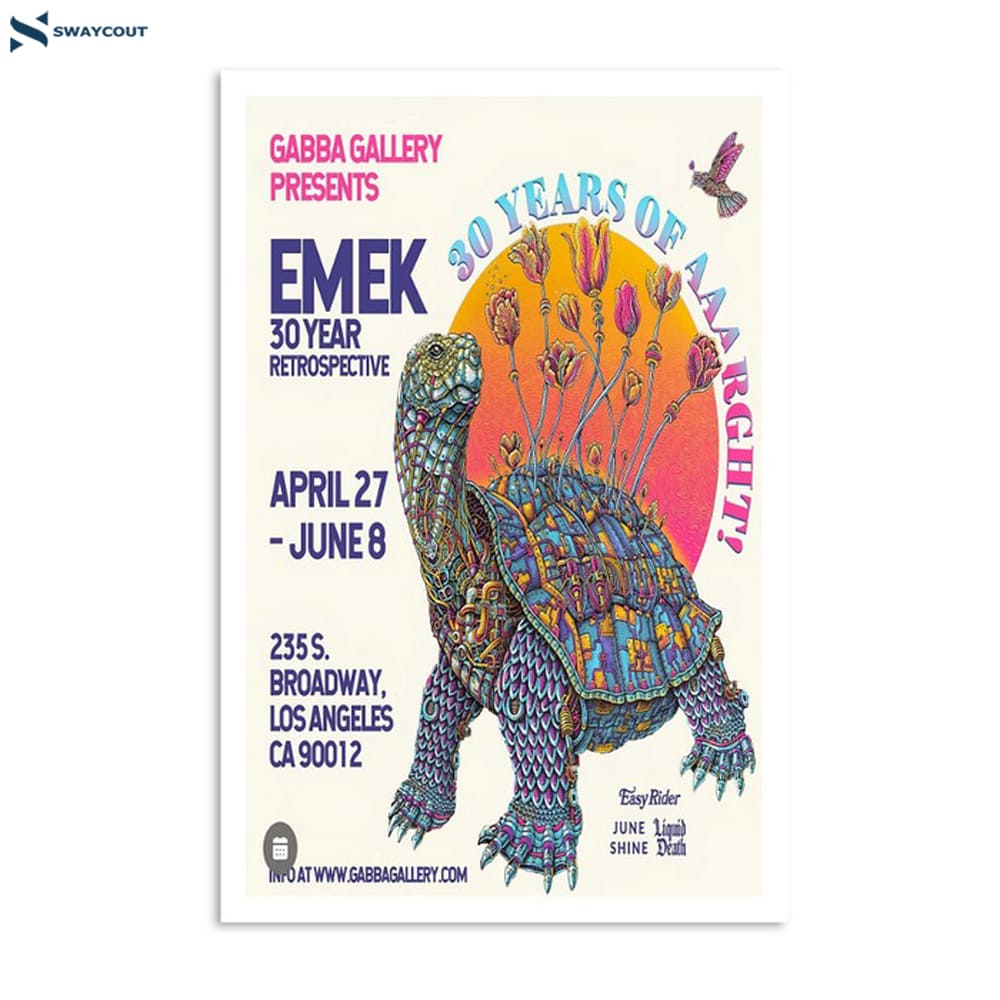 Gabba Gallery Los Angeles Ca April 27 2024 Poster