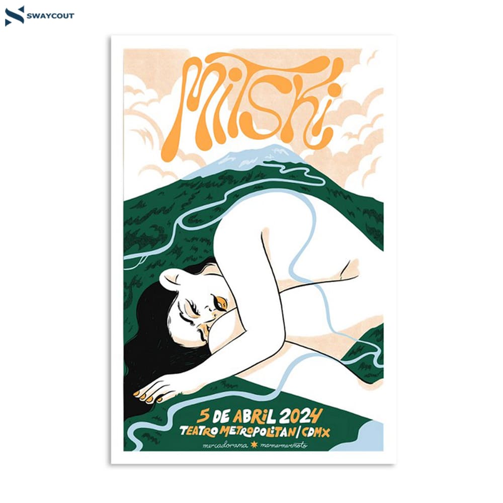 Mitski Teatro Metropolitan Mexico City Mx Apr 5th 2024 Poster