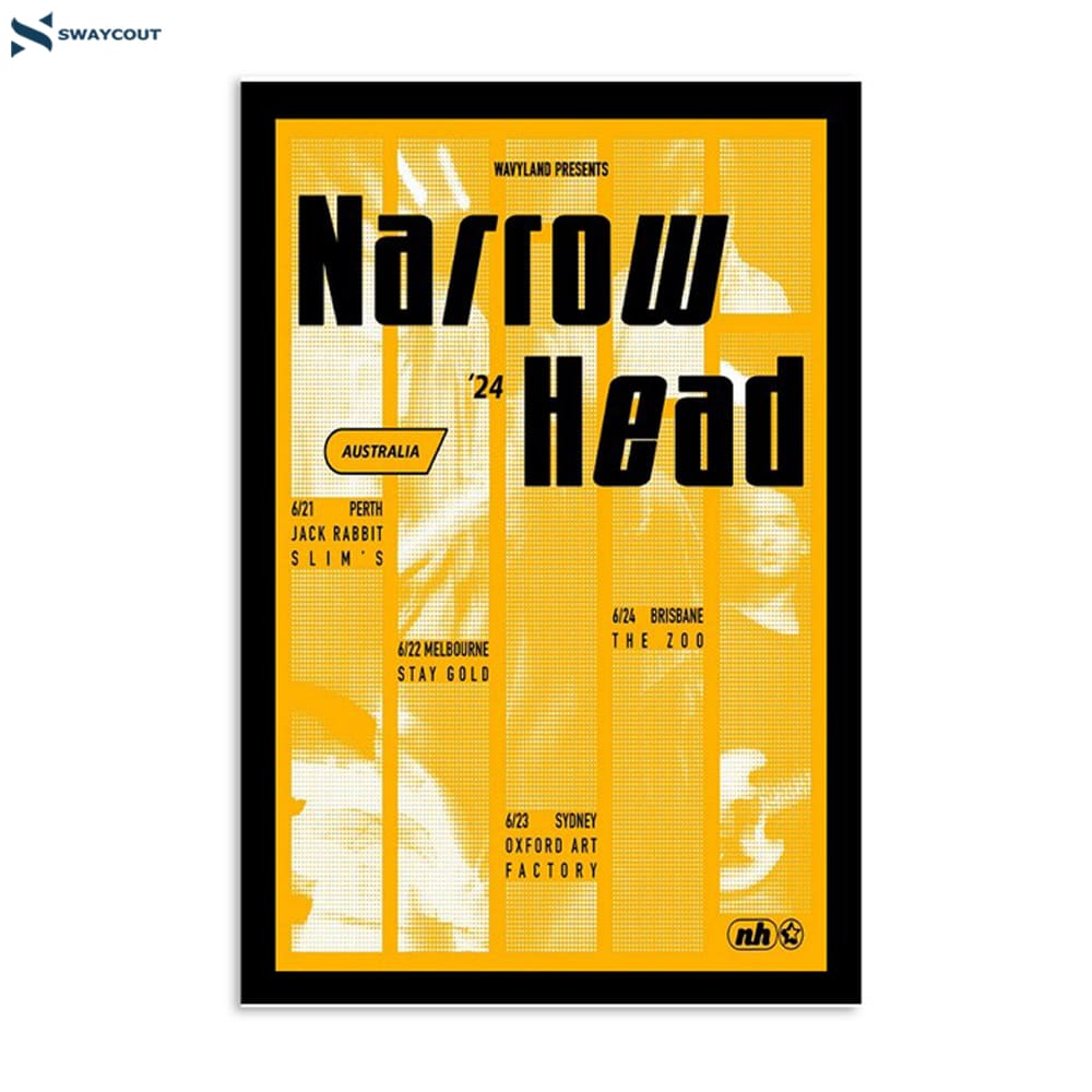 Narrow Head Summer Australia Tour 2024 Poster