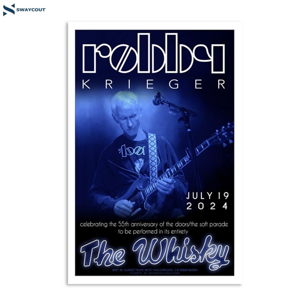 Robby Krieger July 19 2024 The Whisky West Hollywood Ca Poster