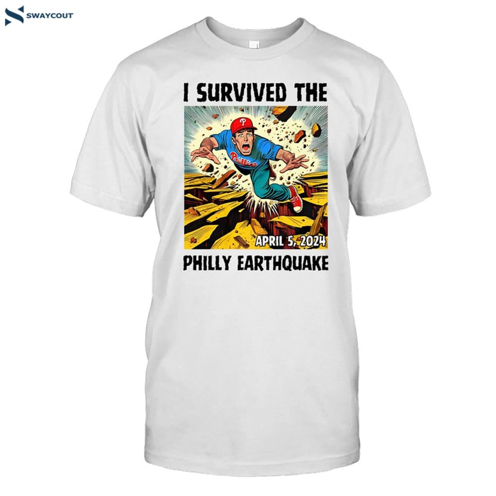 Shirt Phillygoat I Survived The Philly Earthquake Shirt