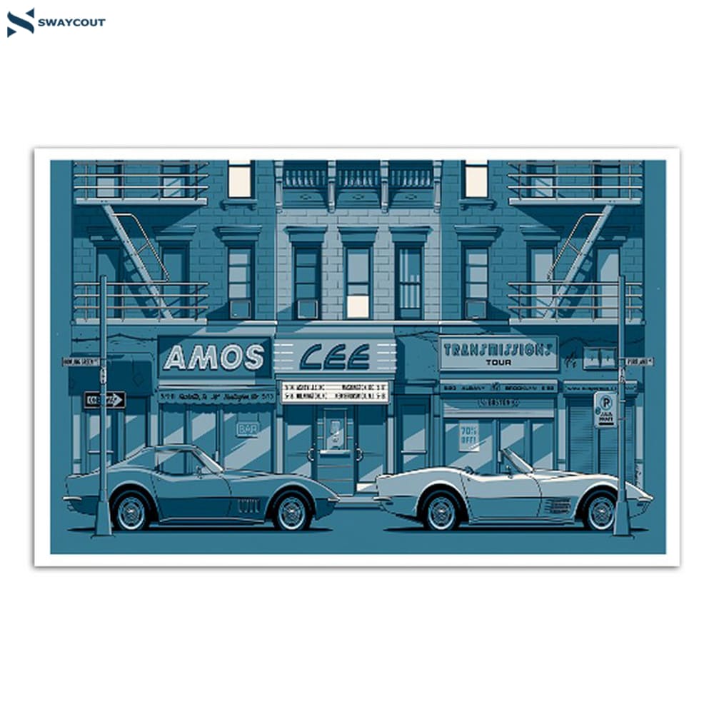 Amos Lee 2024 Transmission Tour Poster